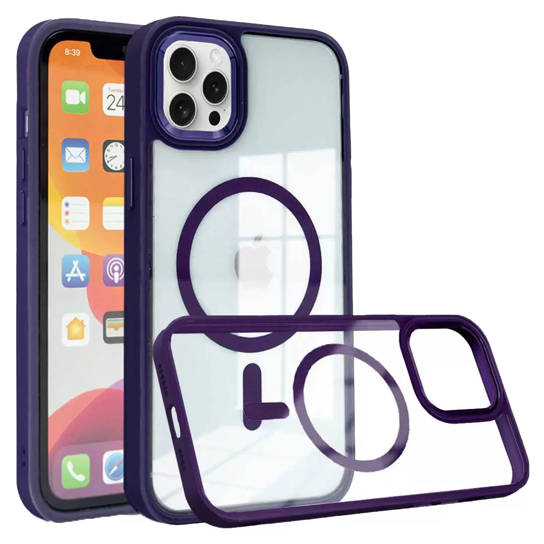 iPhone 16 Pro MagSafe Clear Twotone Purple